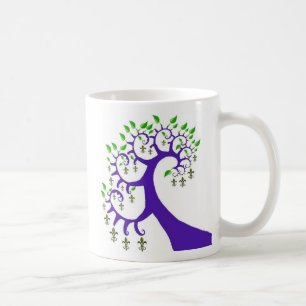 CANECA DE CAFÉ ÁRVORE DA FLOR DE LIS DE NOLA