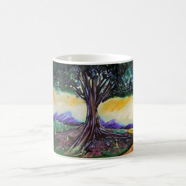 Caneca De Café Árvore Da Imaginação (Centro)