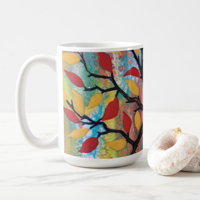 Caneca De Café Árvore da Vida (Com Donut)