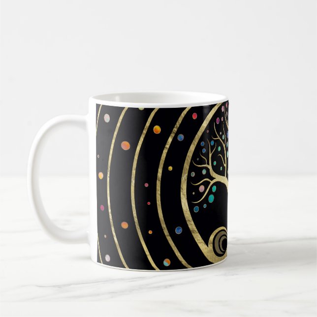 Caneca De Café Árvore da Vida - Espiral Infinito (Esquerda)