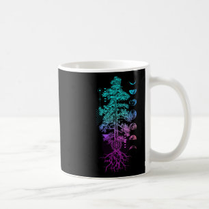 Caneca De Café Árvore Da Vida Fases Da Lua Yoga Chakra Presente