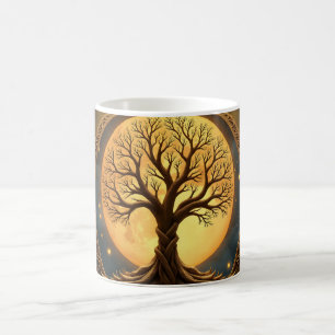 Caneca De Café Árvore da Vida – Iluminação ao Luar