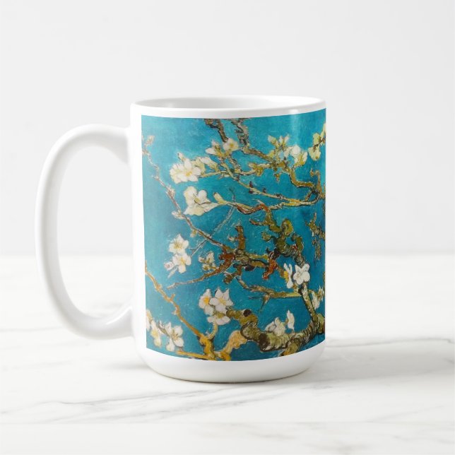 Caneca De Café Árvore de amêndoa de florescência Vincent van Gogh (Esquerda)