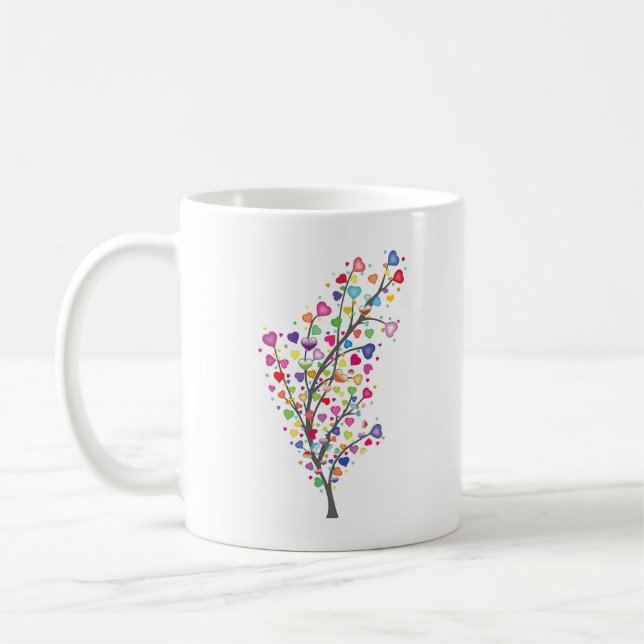 Caneca De Café Árvore de Amor e Harmonia (Esquerda)
