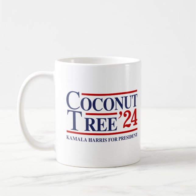 Caneca De Café Árvore de coco 2024 (Esquerda)