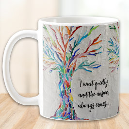 Caneca De Café Árvore de Cotação Inspiradora