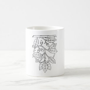 Caneca De Café árvore de folha de bolota