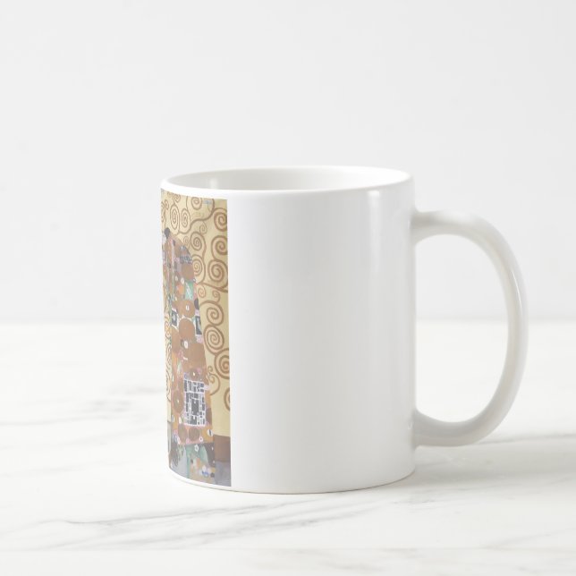 Caneca De Café Árvore de Gustavo Klimt de vida (Direita)