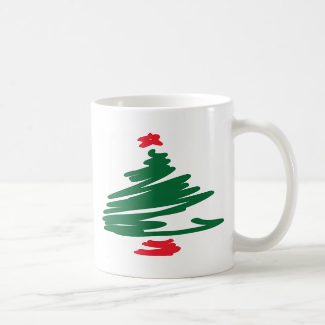 Caneca De Café Árvore de Natal (Direita)