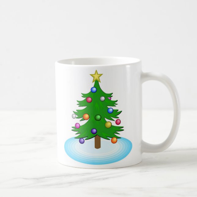 Caneca De Café Árvore de Natal (Direita)