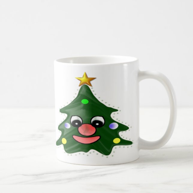 Caneca De Café Árvore de Natal (Direita)