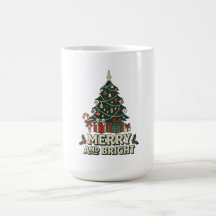 Árvore de Natal Alegre e Brilhante