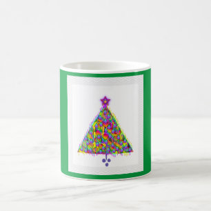 Caneca De Café ÁRVORE DE NATAL COM MOEDA Verde