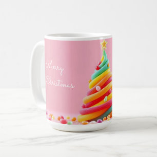 Caneca De Café Árvore de Natal de Goma
