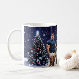 Caneca De Café Árvore de Natal decorada de SlipperyJoe