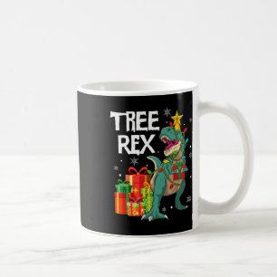 Caneca De Café Árvore de Natal Dinossauro Pijama Rex Réptil Homen