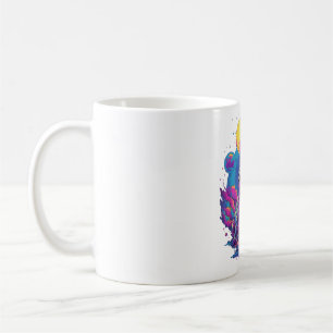 Caneca De Café Árvore de Natal Dinossauro Xadrez Búfalo Trex Nata