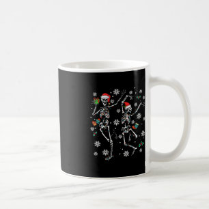 Caneca De Café Árvore de Natal do Xmas Luz de Natal Esqueleto Dan