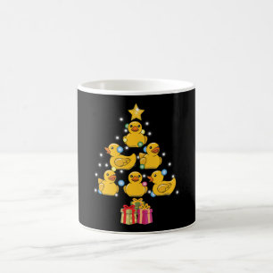 Caneca De Café Árvore de Natal Ducky Bber Duck