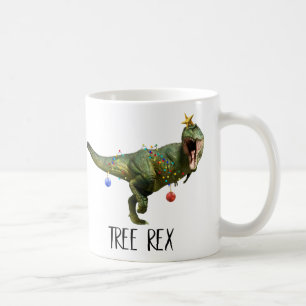 Caneca De Café Árvore de Natal Engraçada Rex Dinossauro Elefante 