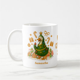 Caneca De Café Árvore de Natal Engraçado | Comemorações