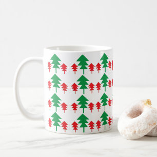 Caneca De Café Árvore de Natal Fresco