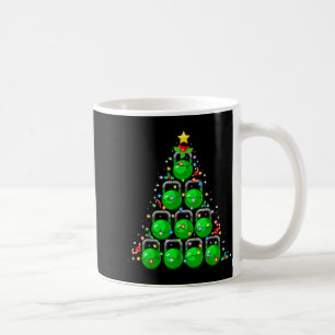 Caneca De Café Árvore de Natal Kettlebell Xmas Academia Treino Fi