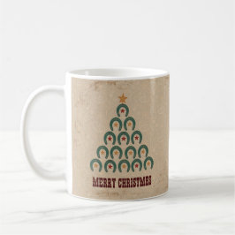 Caneca De Café Árvore de Natal Rustic Horsfere