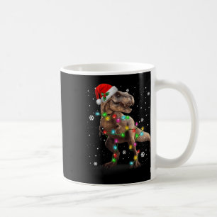 Caneca De Café Árvore de Natal T-rex Dinossauro Pet Dino Trex Nat
