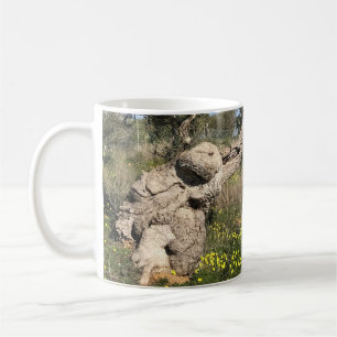 Caneca De Café Árvore de oliveira em posição de ioga