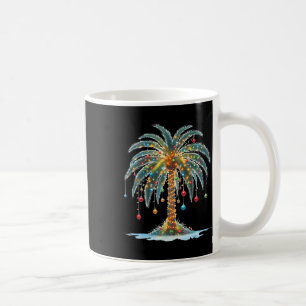 Caneca De Café Árvore de Palma de Natal Xmas Light Mating Family 