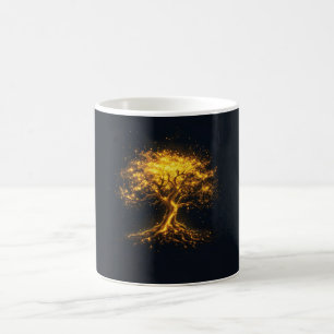 Caneca De Café Árvore de Vida Radiante – Mística e Encantadora