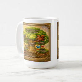 Caneca De Café Árvore de Visão Radiante
