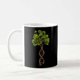 Caneca De Café Árvore Dna Do Ambiente Biológico De Genética Da Ci