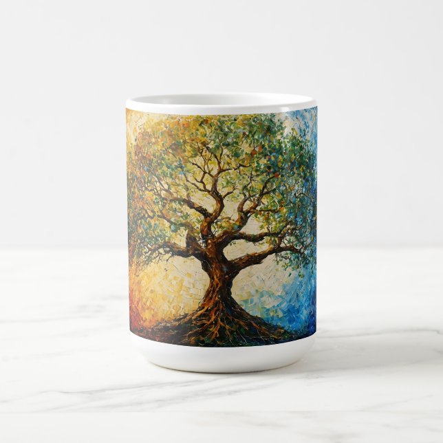 Caneca De Café Árvore do Conhecimento - Pintura a óleo (Centro)