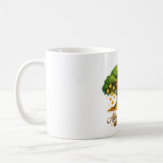 Caneca de Café Árvore do Dinheiro da Abundância