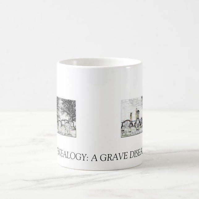 CANECA DE CAFÉ ÁRVORE GENEALÓGICA:  UMA DOENÇA GRAVE (Centro)