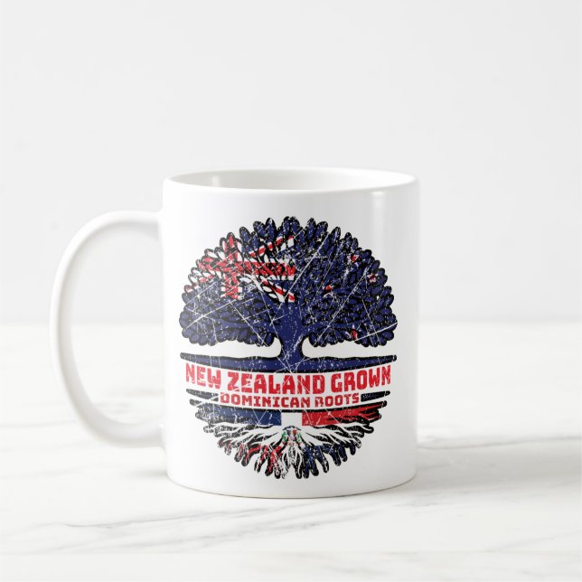 Caneca De Café Árvore neozelandesa da República Dominicana (Esquerda)