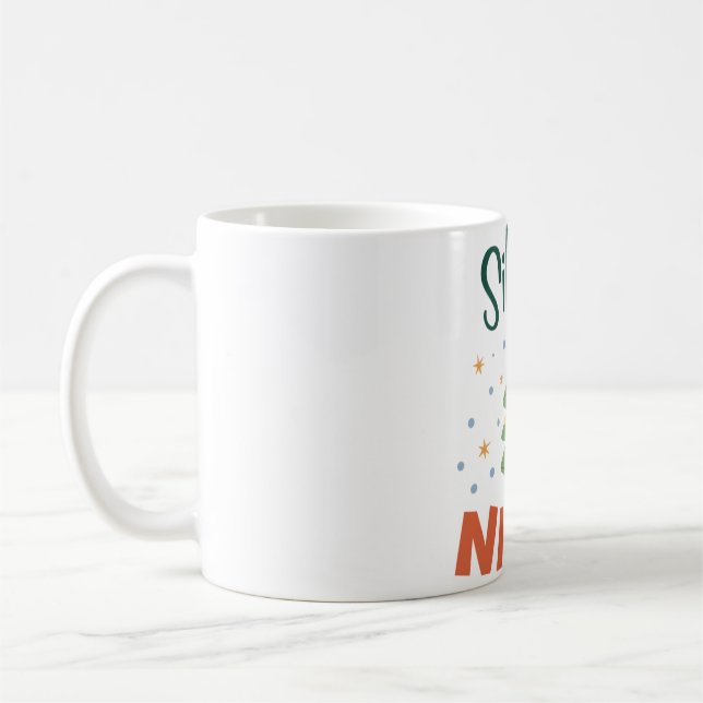 Caneca De Café Árvore Noturna Silenciosa (Esquerda)
