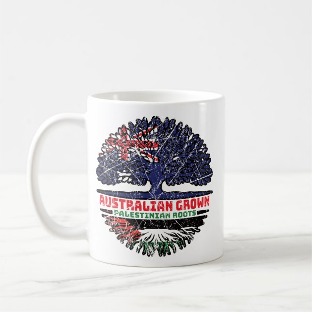 Caneca De Café Árvore Palestina da Austrália Australiana (Esquerda)