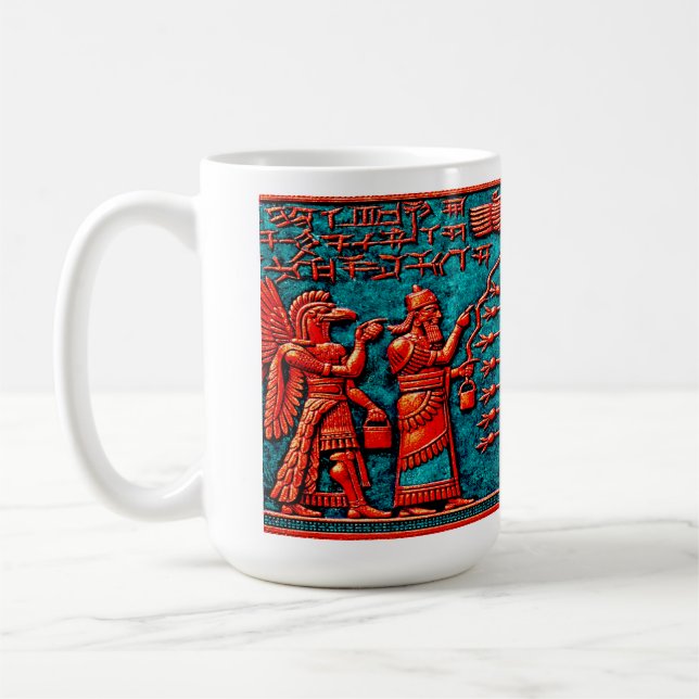 Caneca De Café Árvore Sagrada da Antiga Mesopotâmia (Esquerda)