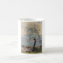 Caneca De Café Árvore selvagem pelo lago (paisagem suíça)