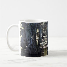 Caneca De Café Árvores Ciprestes Carecas