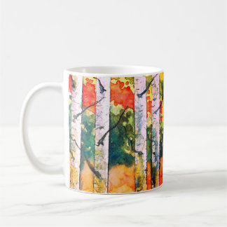 Caneca De Café Árvores de Bétula