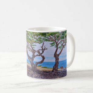 Caneca De Café Árvores de Cipreste em Pacific Grove