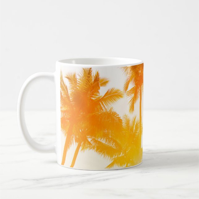 Caneca De Café Árvores de coco verdes (Esquerda)