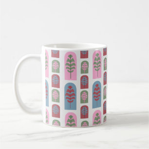 Caneca De Café Árvores de Deco de Arte Maior