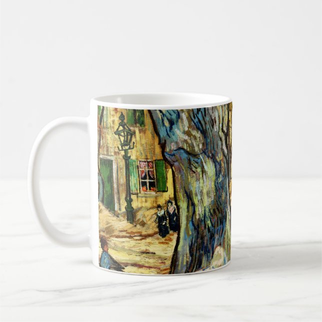 Caneca De Café Árvores De Grandes Aviões De Vincent Van Gogh (Esquerda)