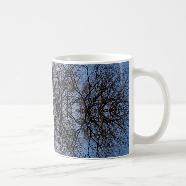 Caneca De Café Árvores de imagens espelhadas (Direita)