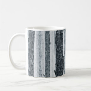 Caneca De Café Árvores de madeira de passarinho, padrão de fundo